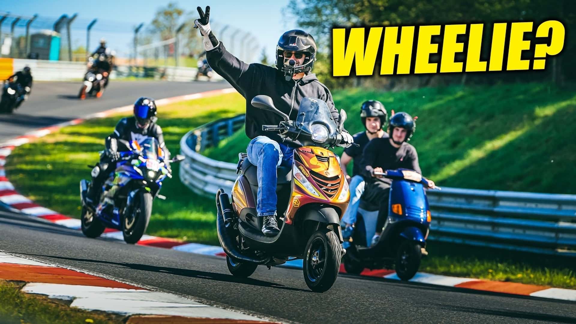 Racing a Modified Scooter at the Nürburgring: The Anlassen Experience